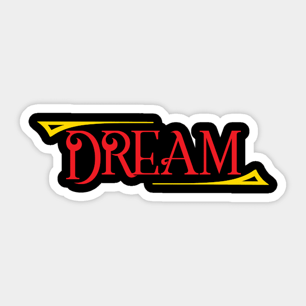 Dream Sticker by Alvd Design